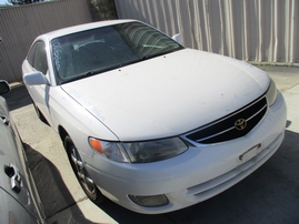 2001 TOYOTA SOLARA SE WHITE 3.0L AT Z17635